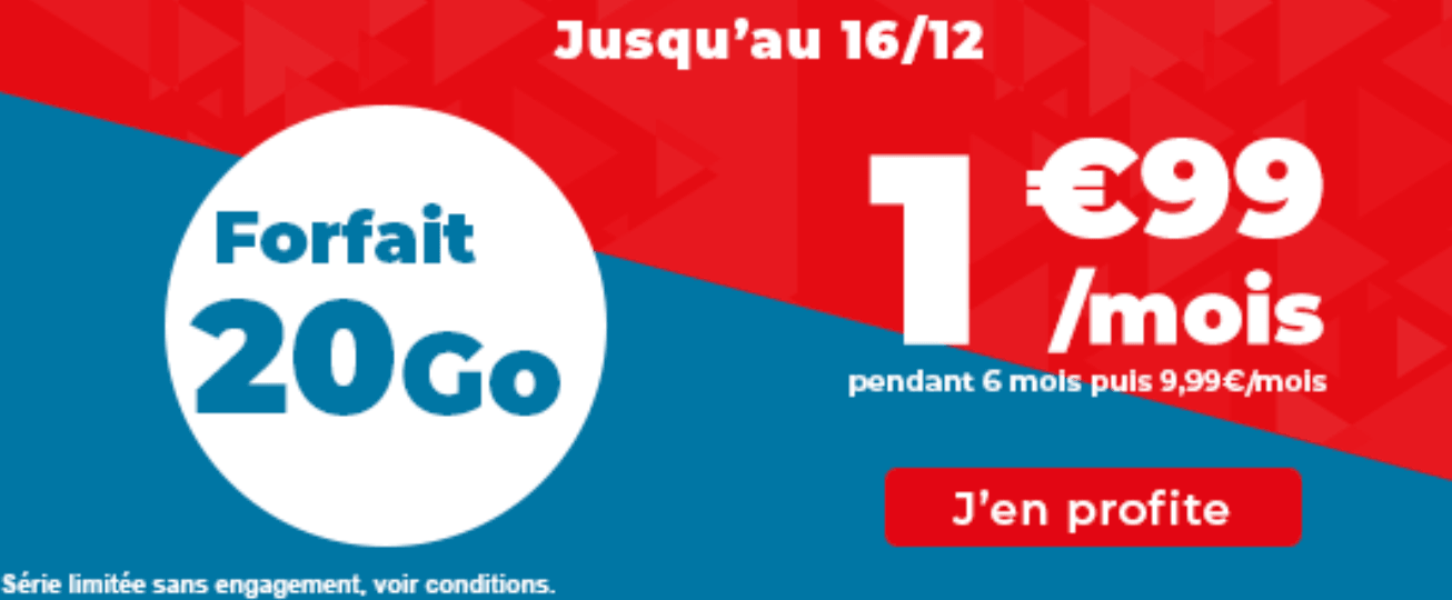 forfait 20 Go offre promotionnelle Auchan télécom
