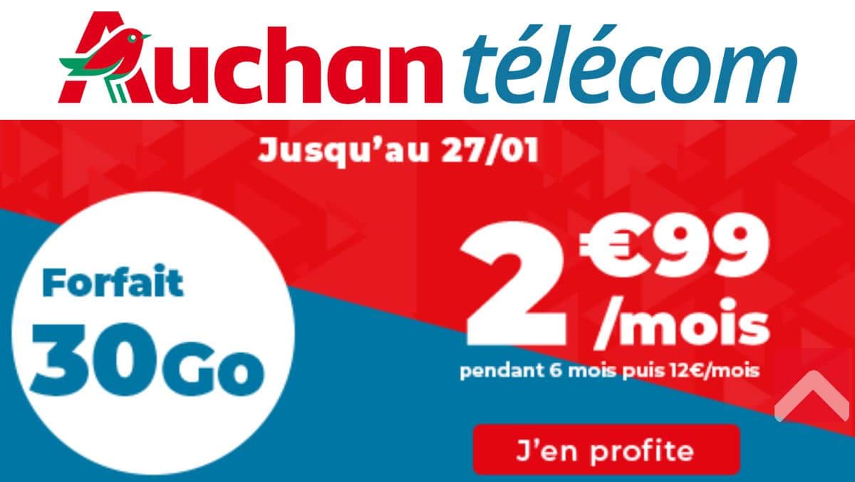 Auchan telecom 30 Go