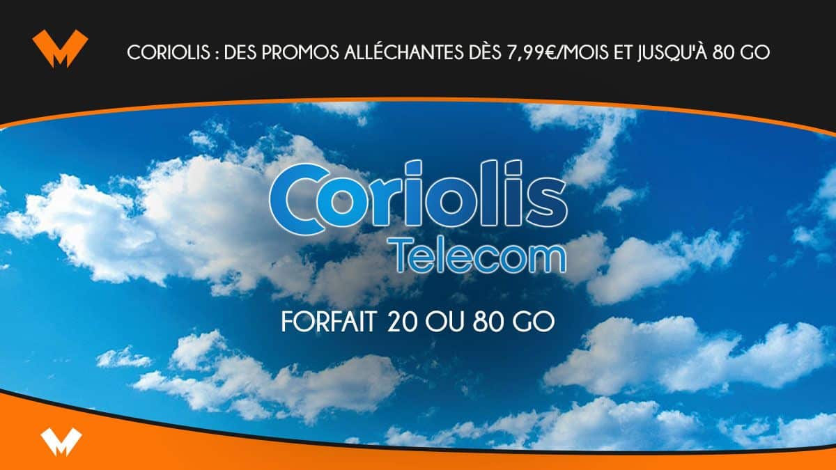 Coriolis Telecom forfaits