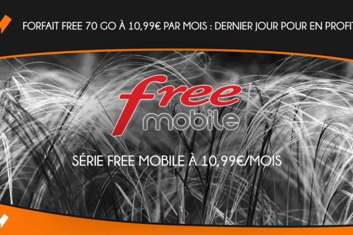 Free mobile dernier jour Serie Free 70 Go