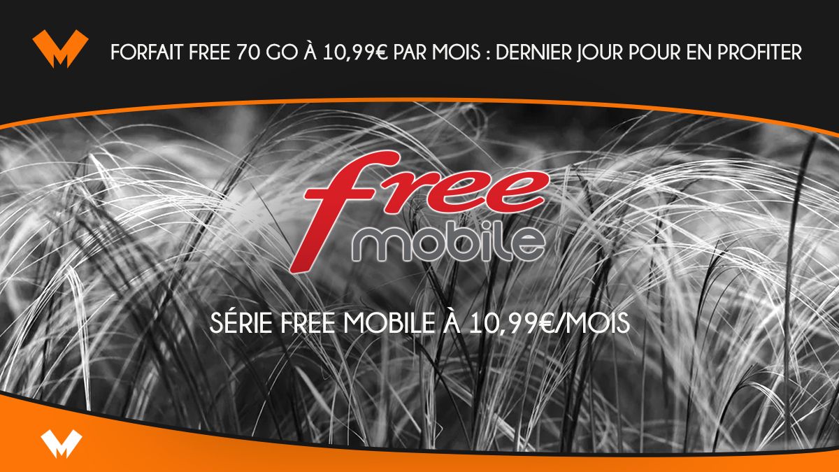 Free mobile dernier jour Serie Free 70 Go