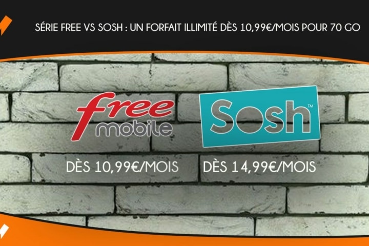 Free vs Sosh 70 Go