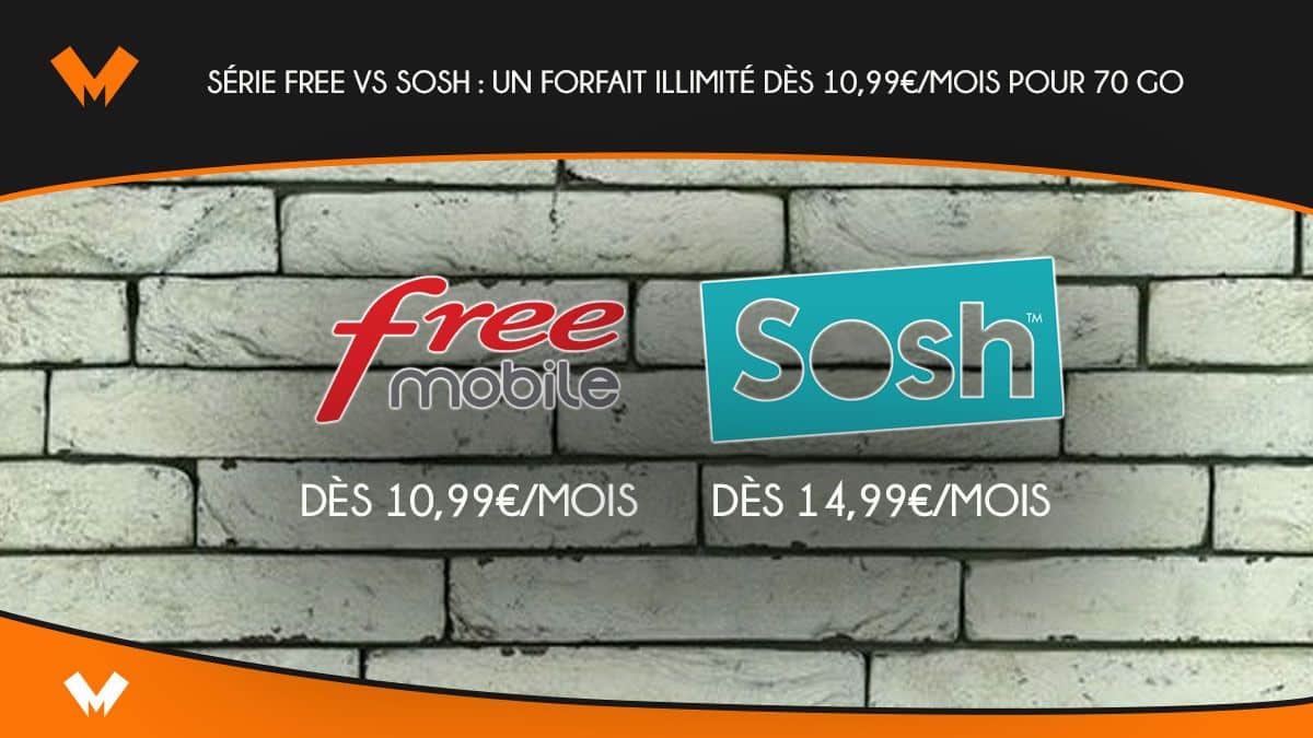 Free vs Sosh 70 Go