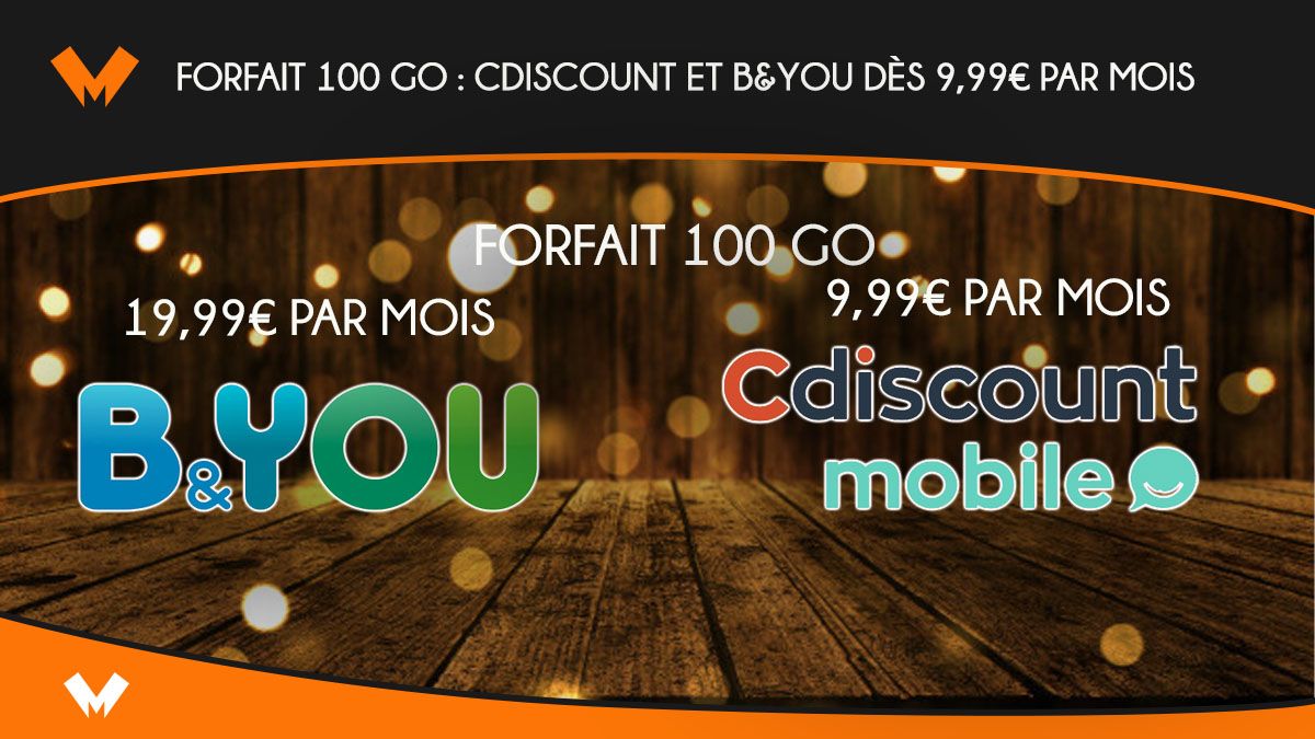 b and you cdiscount forfait 100 go