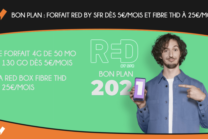 offre forfait RED by SFR ou box internet : promo