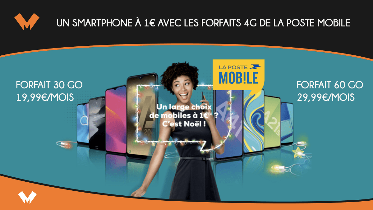 forfaits 4G offres avec smartphone 1€