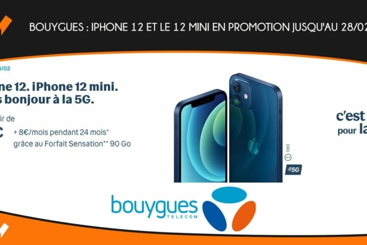 Bouygues Telecom 60 Go et Iphone 12