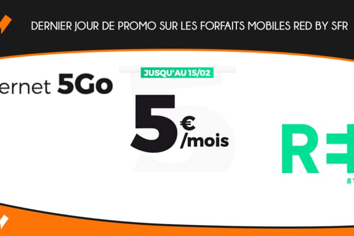 Forfaits mobiles en promo RED by SFR