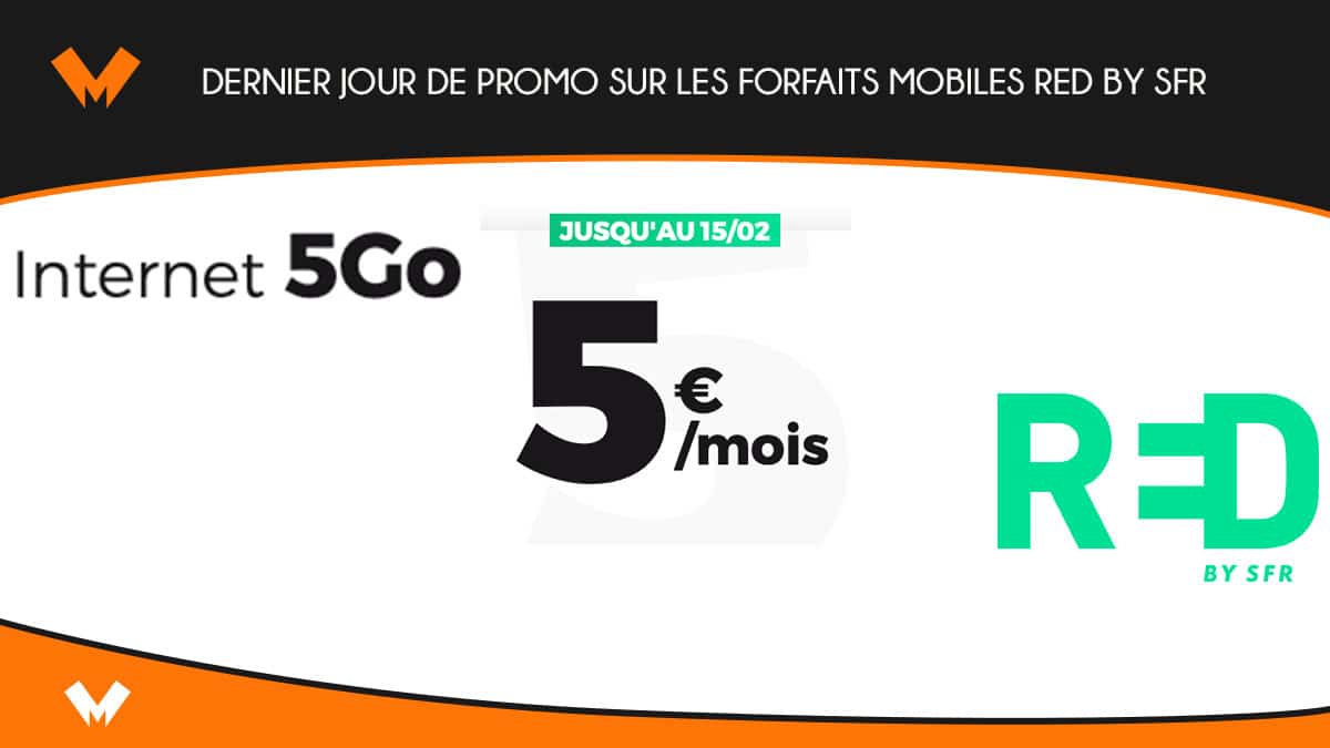 Forfaits mobiles en promo RED by SFR