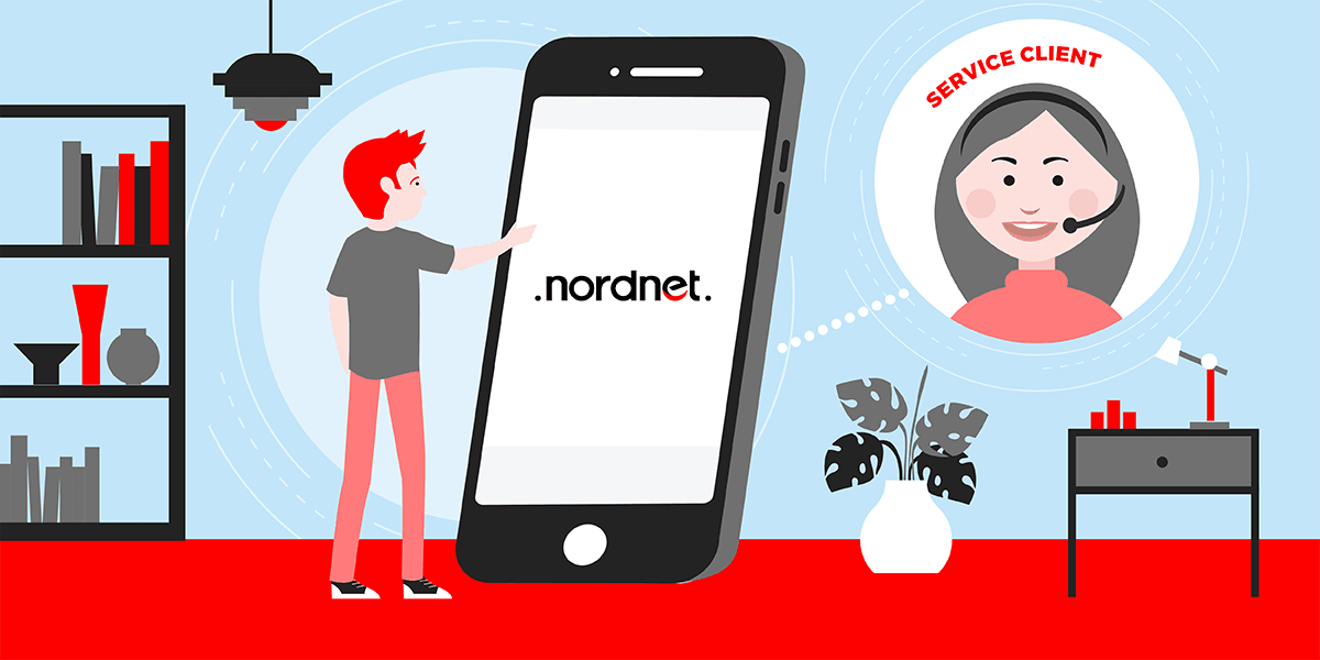 Joindre le service client Nordnet.