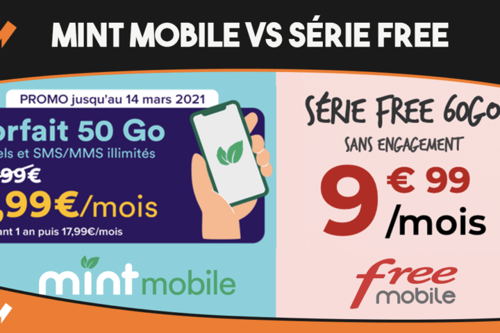 Les forfaits 4G de Mint et Free Mobile