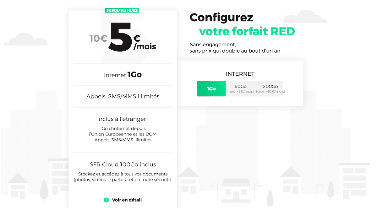 forfait RED