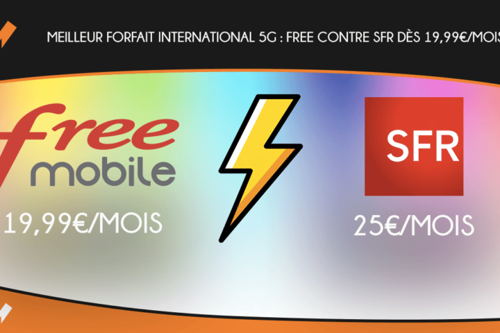 forfait international 5G free sfr