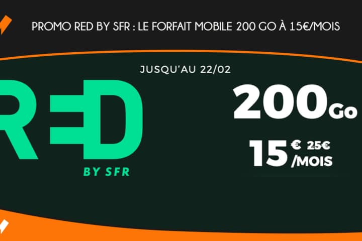 forfait mobile dernier jour promo RED by SFR