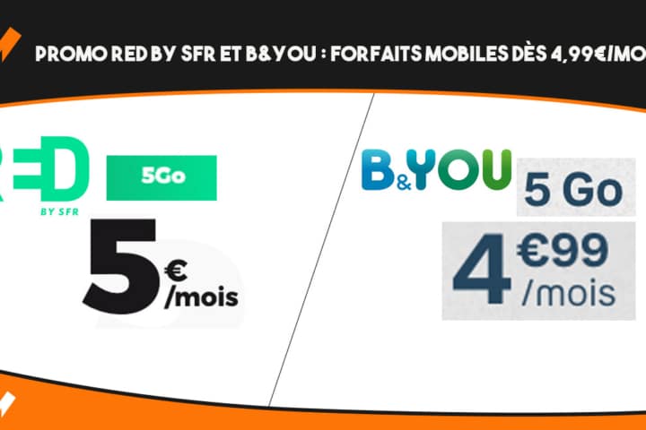 promo forfaits mobiles red by sfr b&you