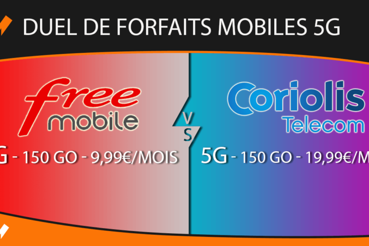 Forfait 5G Free vs Coriolis