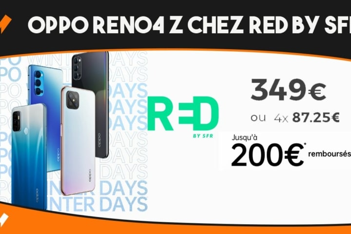 Oppo Reno4 Z chez RED by SFR