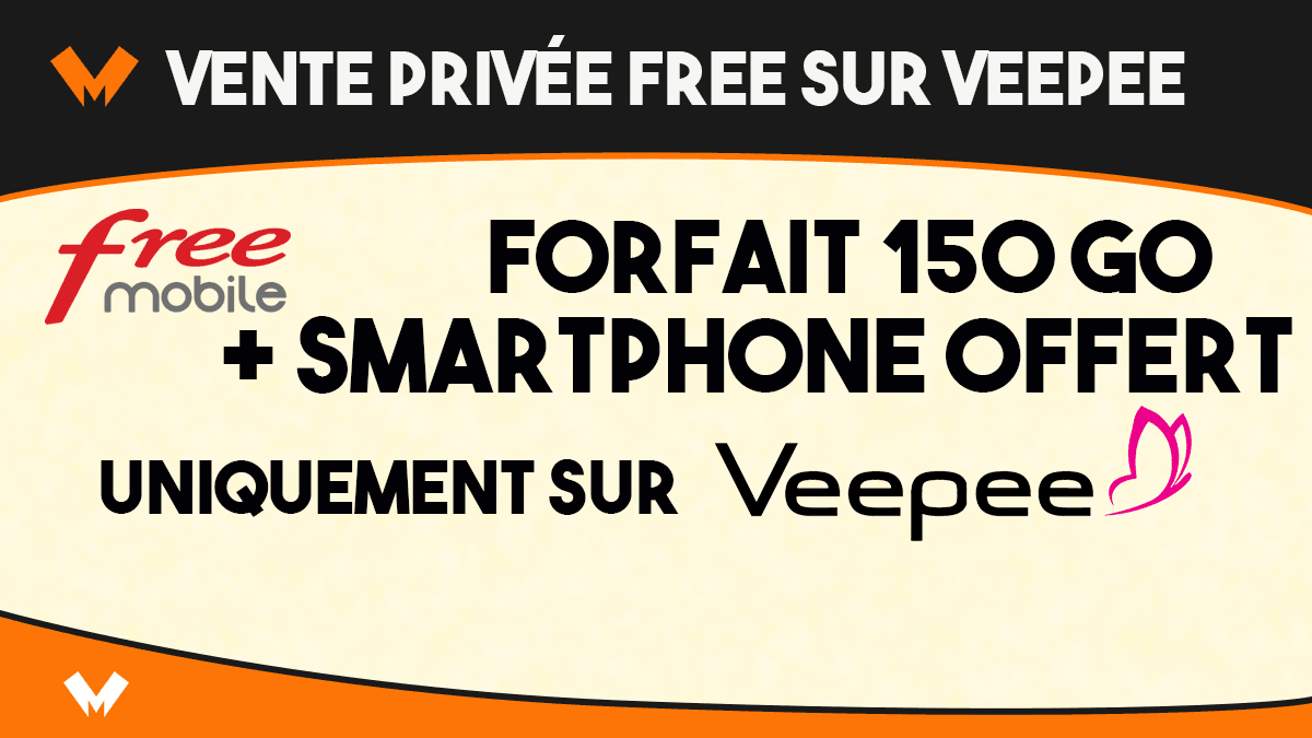 forfait 150 go et smartphone offert vente privee free