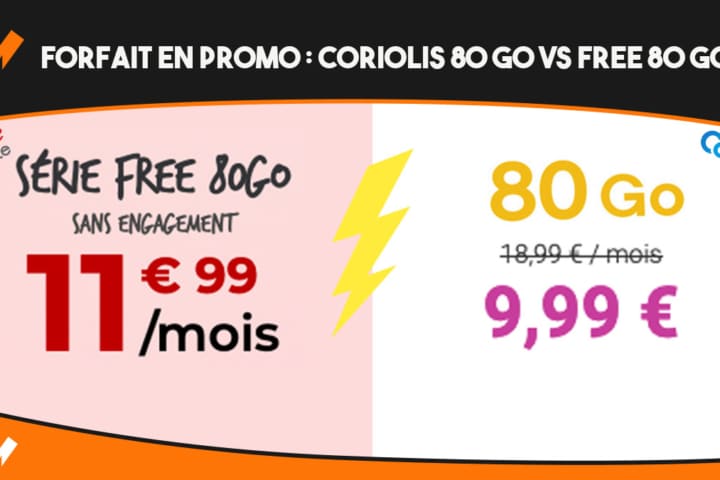 forfait en promo coriolis vs free