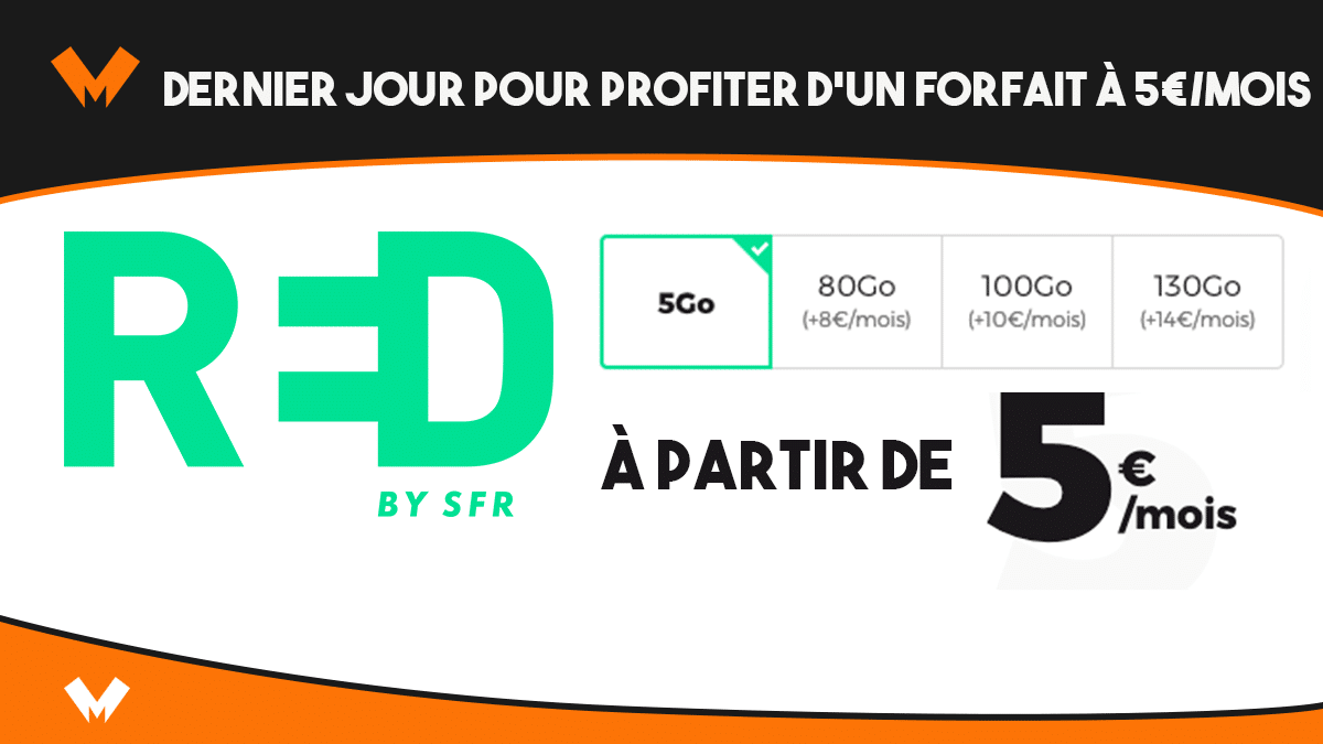 forfait mobile red by sfr