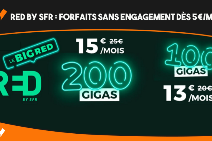 forfait sans engagement red by sfr