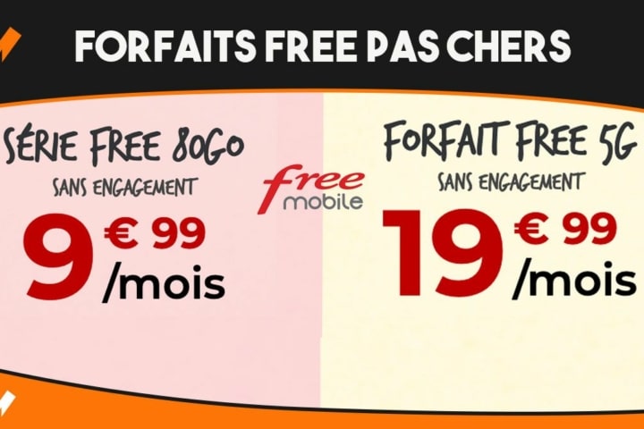 forfaits free pas chers