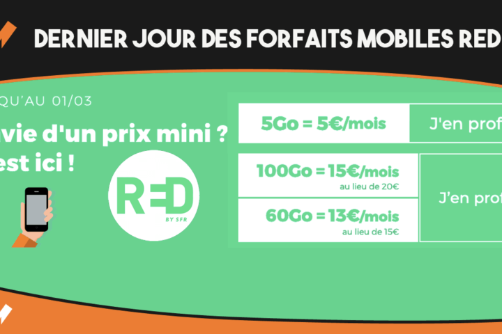 Forfaits mobiles RED by SFR