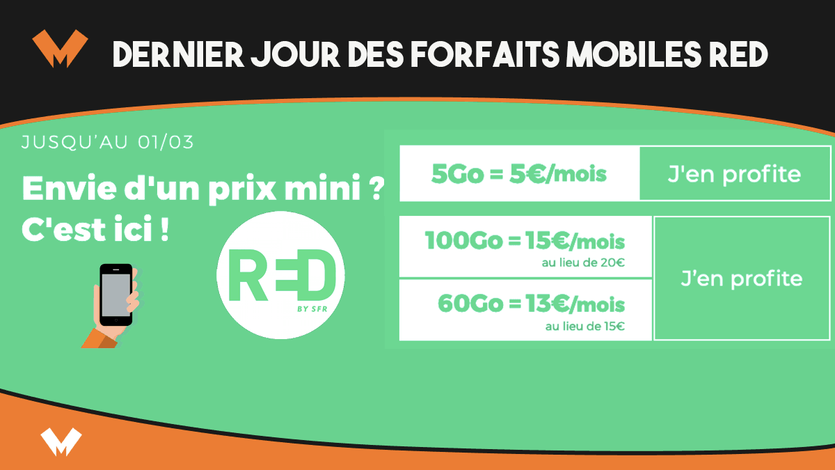 Forfaits mobiles RED by SFR