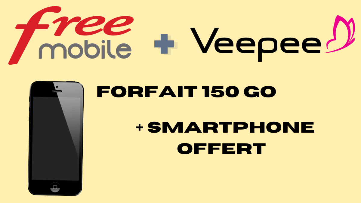 smartphone offert avec forfait 150 go vente privee free