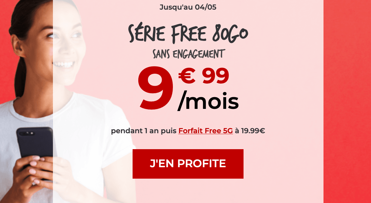 Forfait 4G et promotions Free