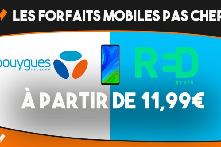 bouygues telecom red by sfr promo forfaits mobiles