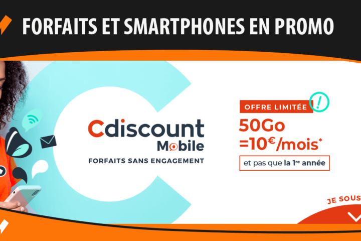 Promos Cdiscount Mobile avril