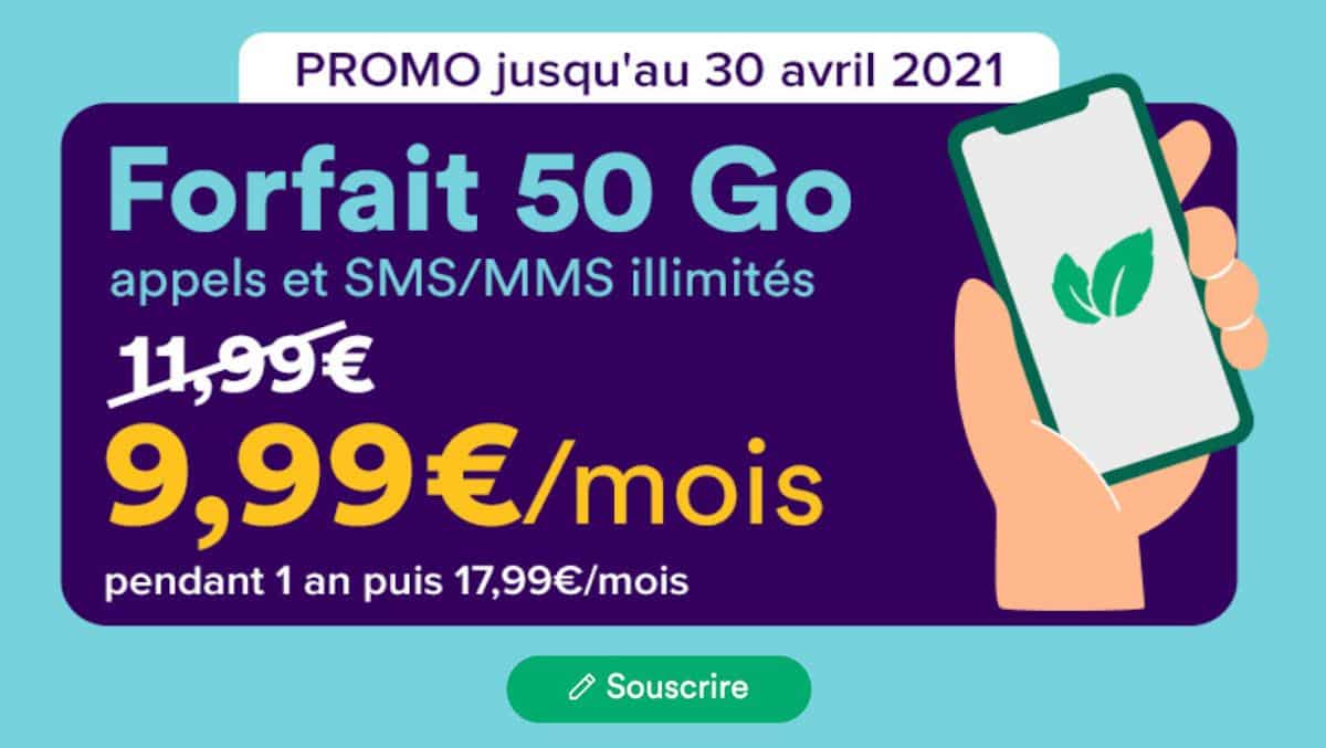 forfait 50 Go mint mobile