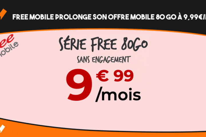 free mobile offre mobile 80 Go