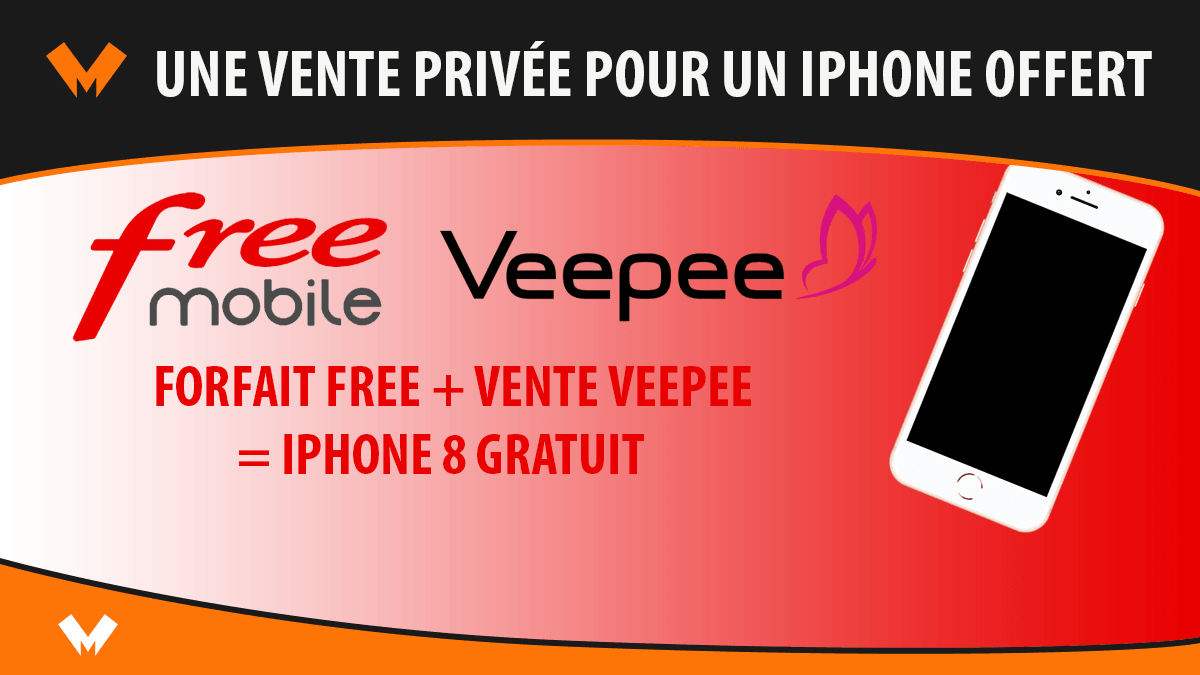 Forfait Free Veepee iPhone 8