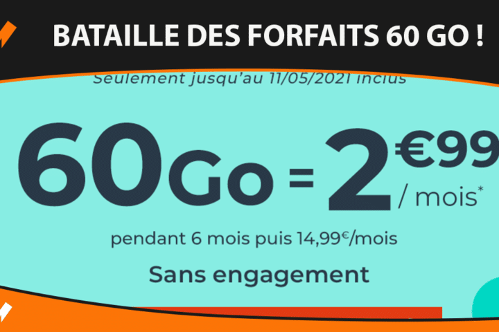 Forfaits 60 Go