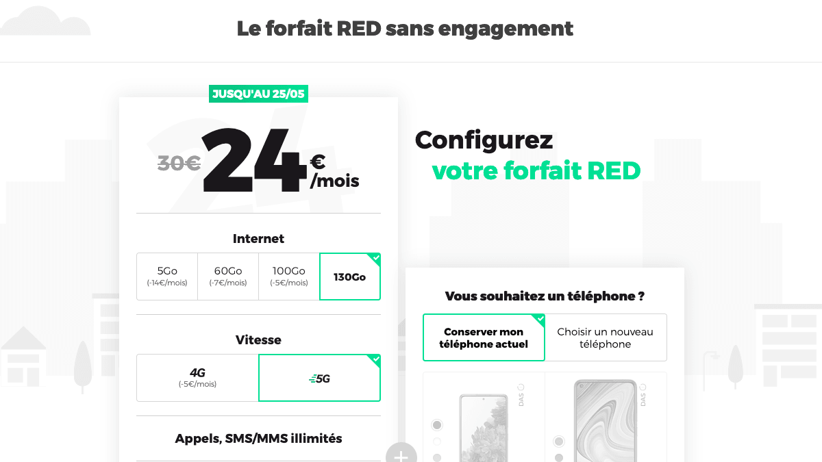 Le forfait 5G RED by SFR