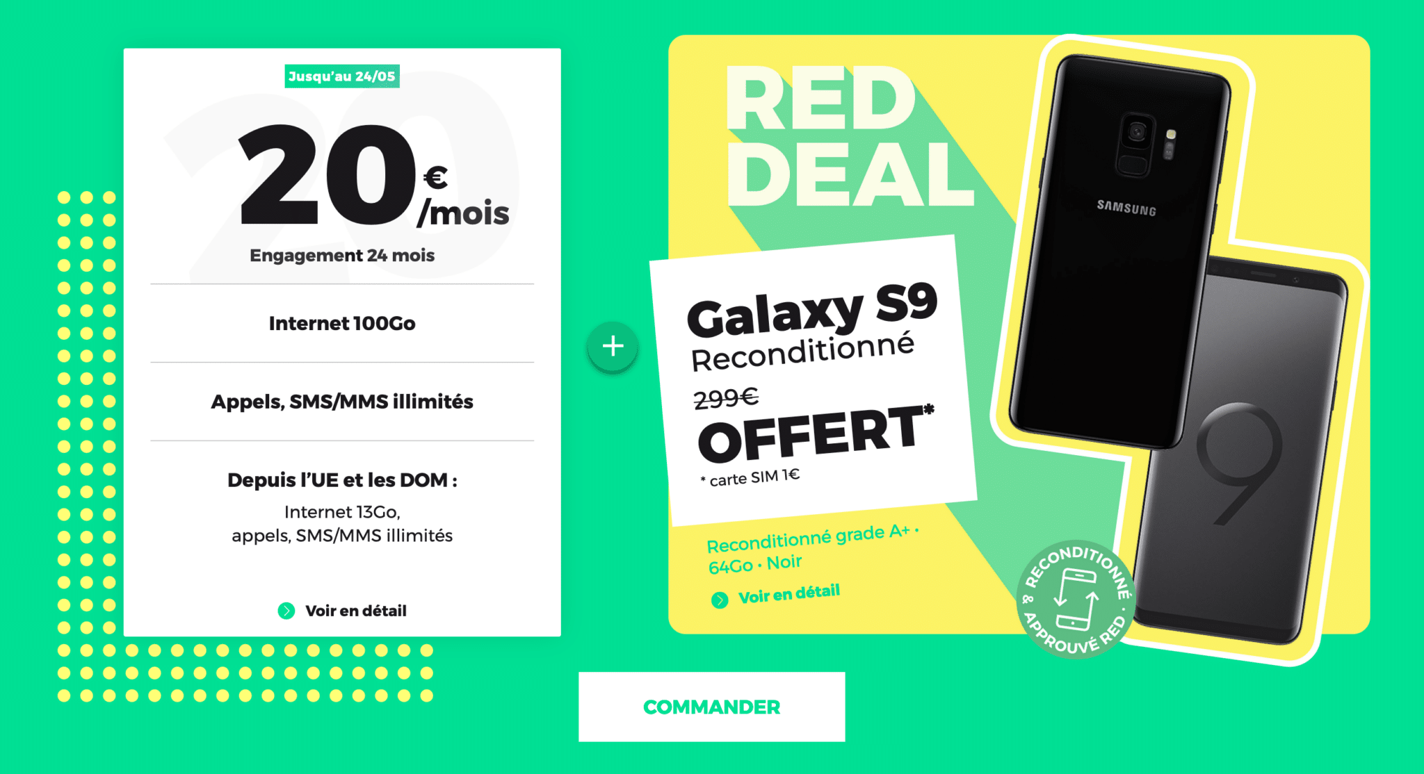 RED Deal Galaxy S9