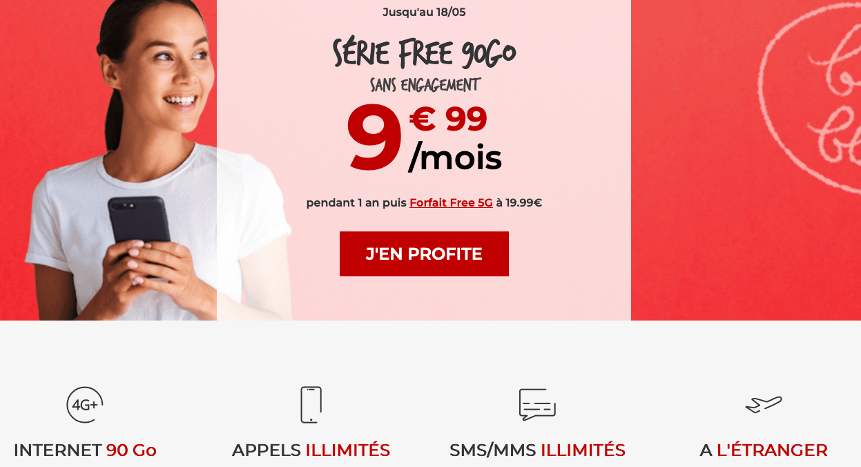 forfait 4G free mobile