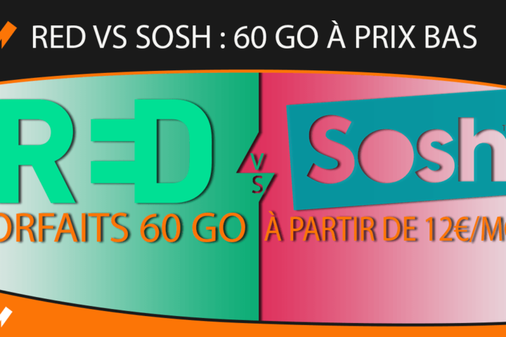Forfaits 60 Go RED et Sosh