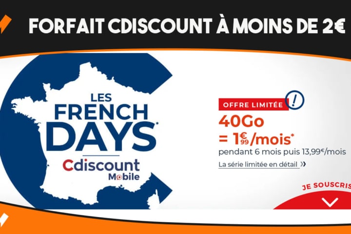 forfait cdiscount french days