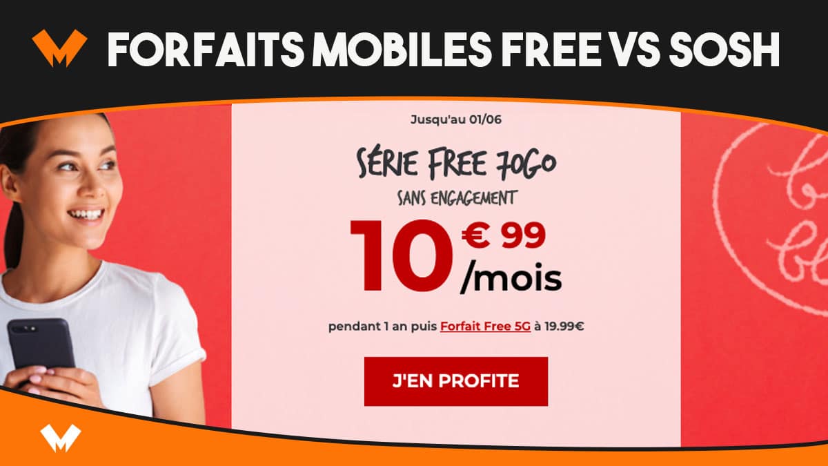 free vs sosh forfaits mobiles en promo