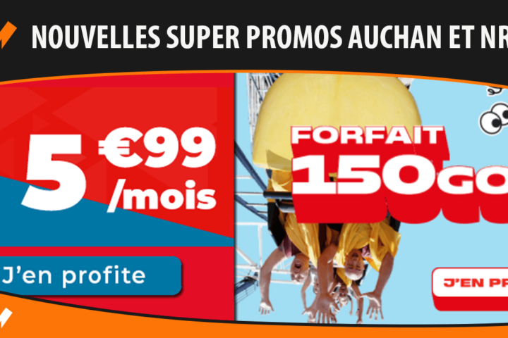 Forfaits en promo Auchan NRJ
