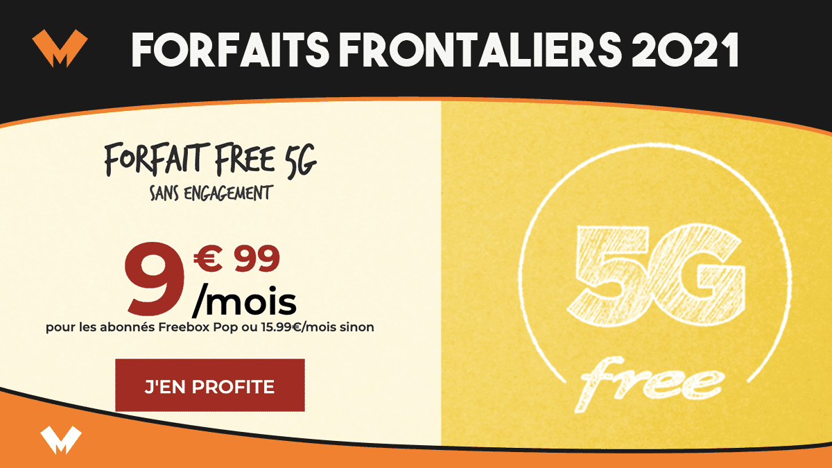 Meilleurs forfaits frontaliers 2021