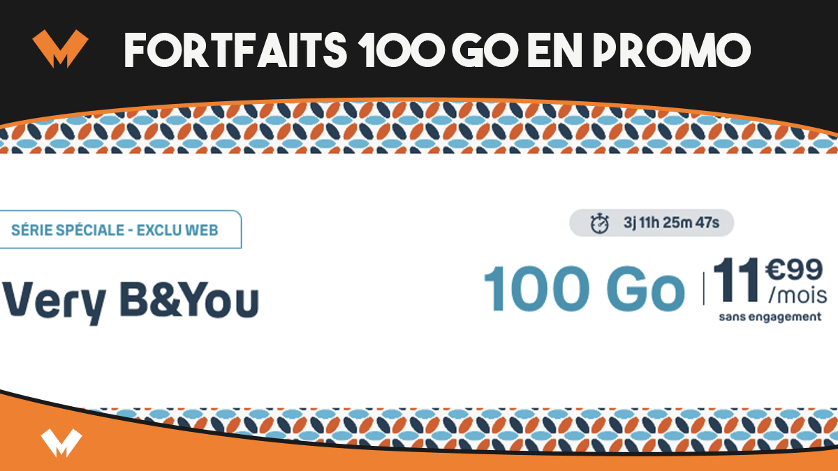 Forfaits 100 Go promo