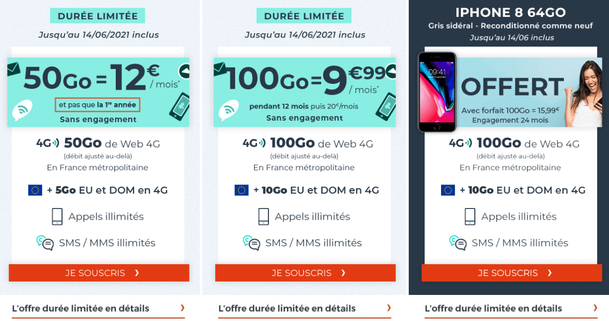 forfaits mobiles pas chers promo cdiscount mobile