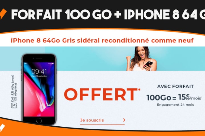 iPhone offert forfait mobile pas cher cdiscount mobile