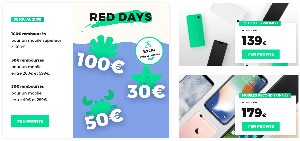 promo red day red by sfr forfait mobile pas cher