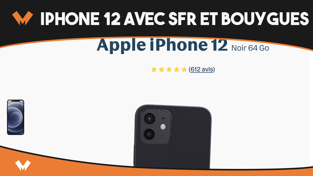 L'iPhone 12 est disponible en promo chez SFR et Bouygues