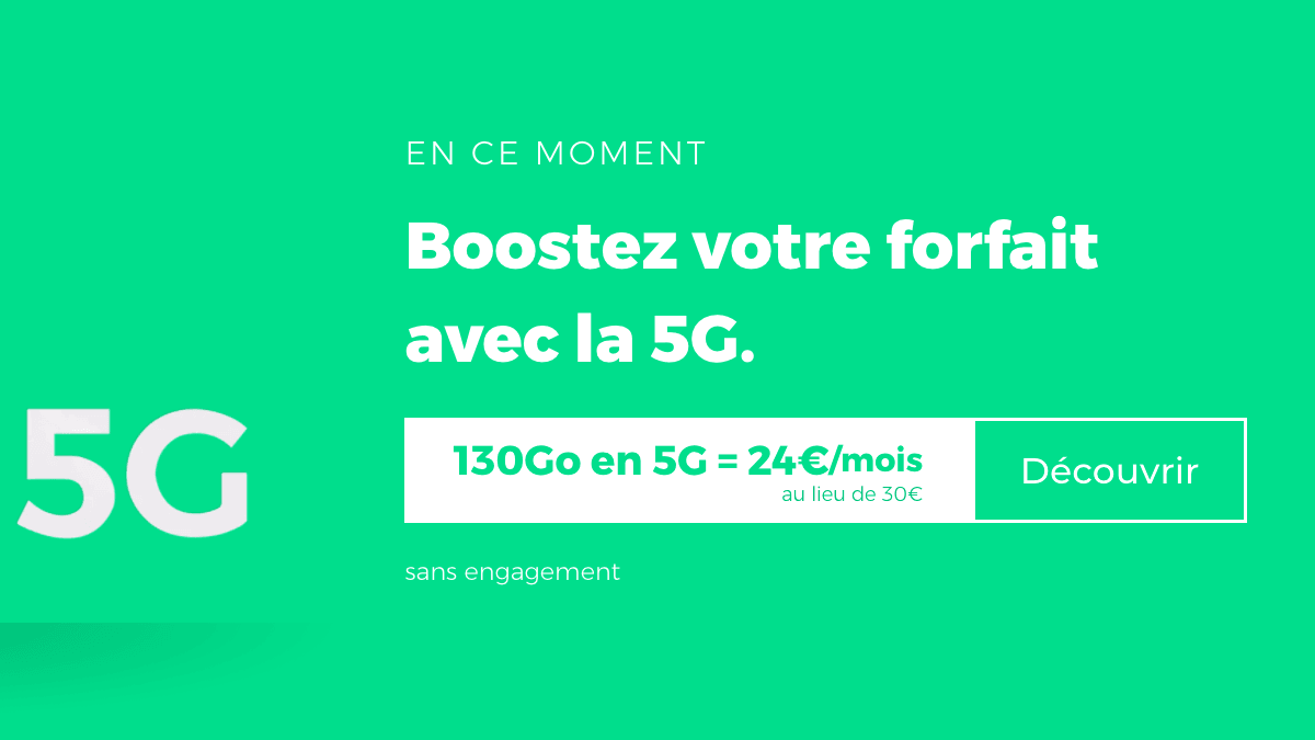 Offre 5G chez RED by SFR
